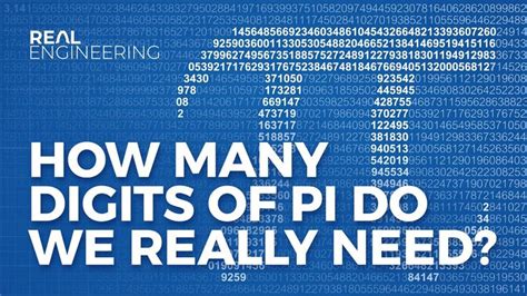 how many digits of pi do we really need easy science engineering mathematics