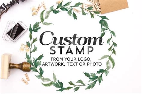 Custom Stamp For Weddings Wedding Logo Stamp Diy Wedding Invitation