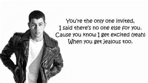 Nick Jonas Jealous With Lyrics Hd Youtube