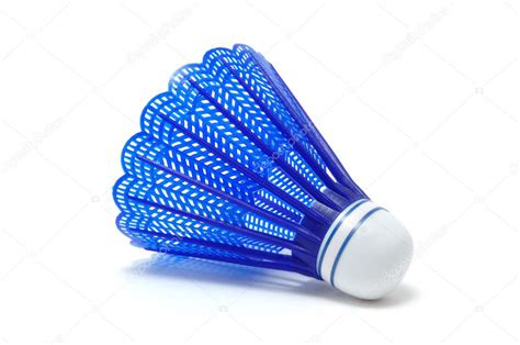 There is 9 rsl and one wilson comet. Blue Badminton Shuttlecock (Birdie) — Stock Photo © herreid #5285626