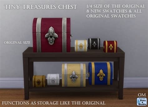 Tiny Treasure Chest By Om At Sims 4 Studio Sims 4 Updates