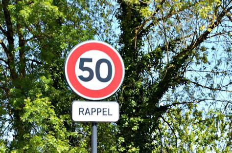 French Road Signs Speed Limit The Talking Suitcase