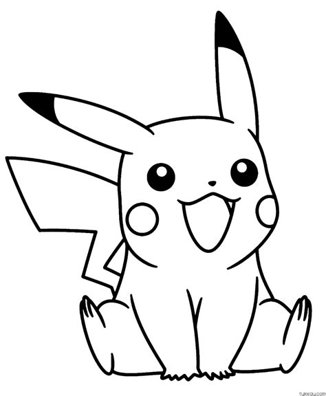 Pokemon Cute Pikachu Coloring Page Turkau My Xxx Hot Girl