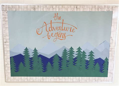 Welcome Back To School Fall Bulletin Board The Adventure Begins And
