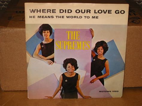 The Supremes Where Did Our Love Go 7 45 Promo Mint 1964