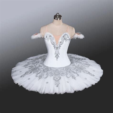 White Swan Tutu Skirts Silvery Adult Professional Ballet Tutus Nutcracker Tutus For Stage