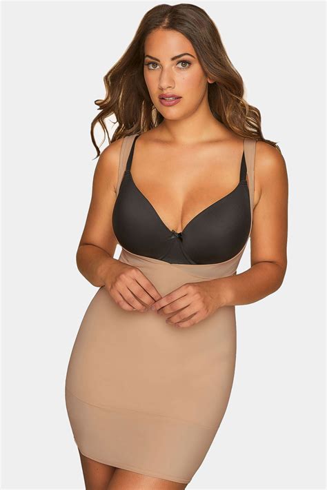 Plus Size Nude Control Underbra Slip Dress Yours Clothing My Xxx Hot Girl