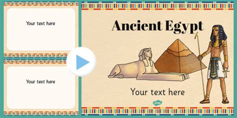 Ancient Egypt Themed Powerpoint Template