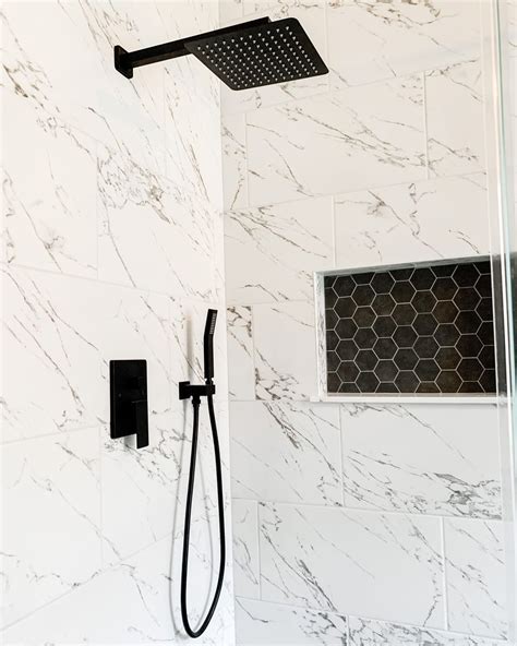 Cmr Home Solutions On Instagram “loving The Black And White In This Shower Pulls Everything