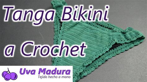 Tanga Bikini Tejida A Crochet Ganchillo Tutorial Paso A Paso Youtube