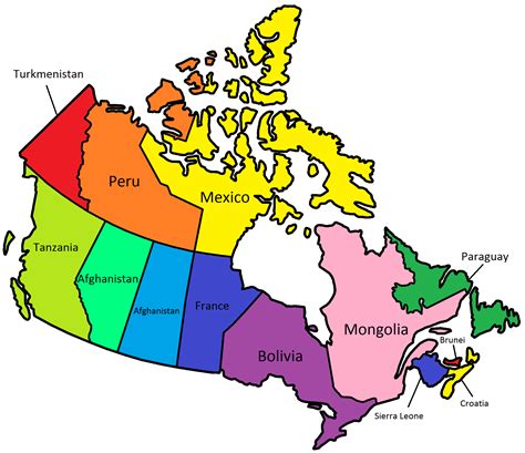 Canadian provinces and territories compared to countries of a similar ...