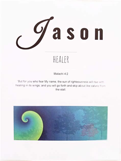 Jason Name Meaning And Scripture Birthday Prayer For Jason Etsy