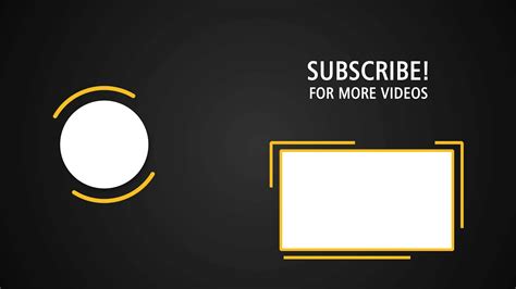 Youtube End Screen Stock Video Footage For Free Download