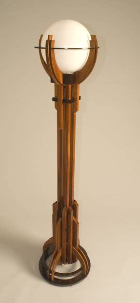 Tiffany style mission 3 light double lit wooden table lamp geometric 15 shade. Mission Style Floor Lamp - Foter