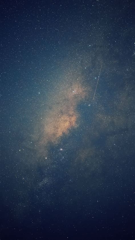 Download Wallpaper 1440x2560 Milky Way Starry Sky Stars Space Shine