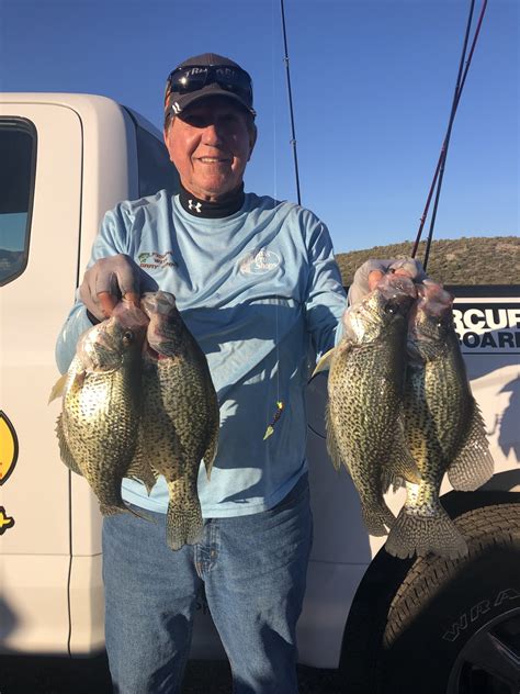 Roosevelt Lake Crappie Fishing In Az Winter Gary Senft Fishing Arizona