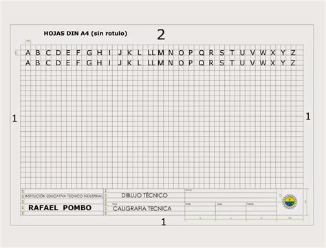 Dibujo TÉcnico Grado Octavo CaligrafÍa TÉcnica