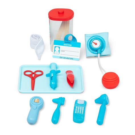 Melissa Doug Get Well Doctors Kit Play Set 25 Toy Pieces Doctor Role Play Set Doctor Kit For