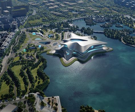 Zaha Hadid Architects Floats Sci Fi Museum In Eye Catching Star Cloud
