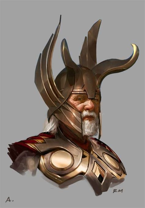 Odin By Ryan Meinerding Marvel Concept Art Thor Artwork Concept Art