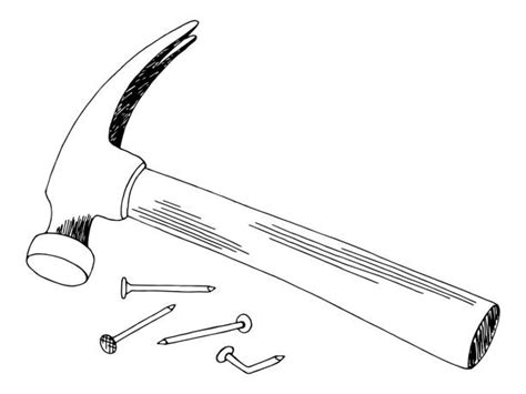 30 Cartoon Of The Hammer And Nail Stock Illustrations Royalty Free