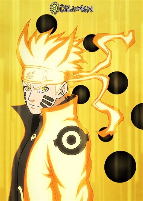 Naruto Rikudou Sennin Mode By Cell Man On Deviantart Naruto Uzumaki