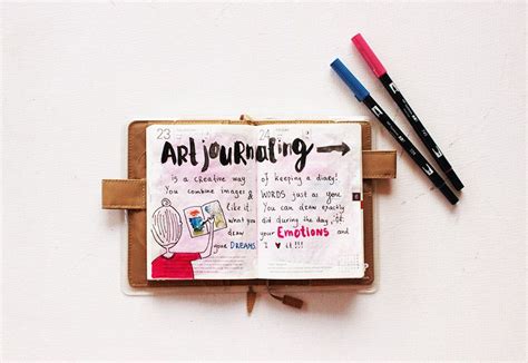 A Visual Guide To Keeping A Creative Diary With Art Journaling