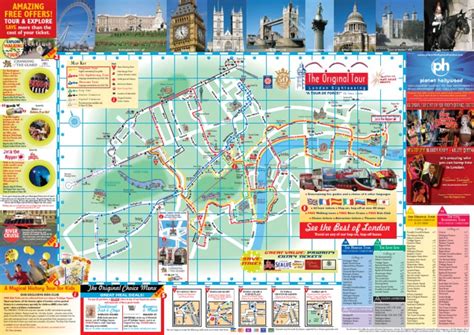 Harta Turistica Londra London Transport