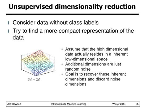 Ppt Machine Learning Dimensionality Reduction Powerpoint Presentation