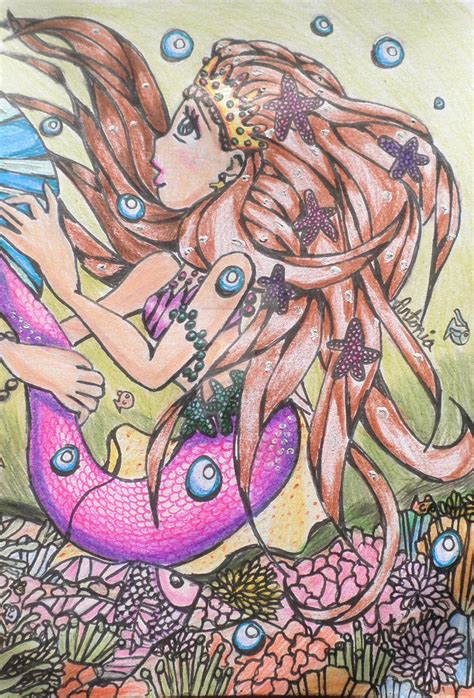 The Lonely Mermaid By Piechan34 Creations On Deviantart