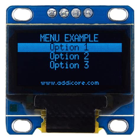 Addicore SSD1306 I2C OLED Display 128x64 0 96 Inch Monochrome