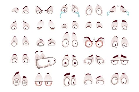 Cartoon Eyes Graphic By Tartilastock · Creative Fabrica