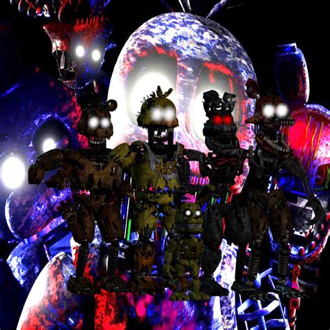 Ignited Nightmare Animatronics By Freddydoom5 On Deviantart