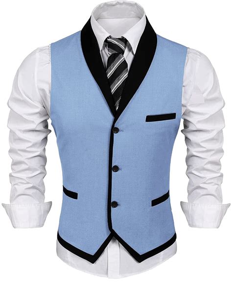 S And A Coofandy Mens Suit Vest Slim Fit V Neck D W B Wg V C Hot