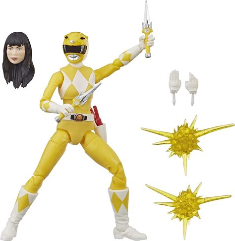 Power Rangers Lightning Collection Mighty Morphin Yellow Ranger Collectible 6 Action Figure Toy
