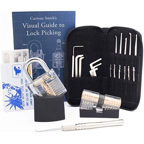 Maybe you would like to learn more about one of these? Lock Pick Set with 2 Practice Locks, 19-Piece Stainless Steel Pick Set + 5-Piece Credit Card Set ...