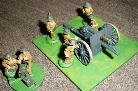 The Eastern Garrison British 18 Pounder And Vickers Mg