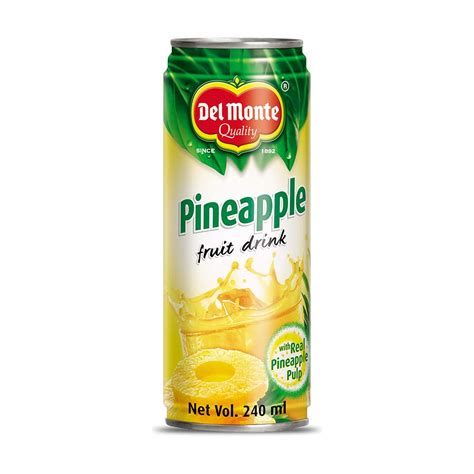 Del Monte Pineapple Juice 240ml Ubicaciondepersonascdmxgobmx