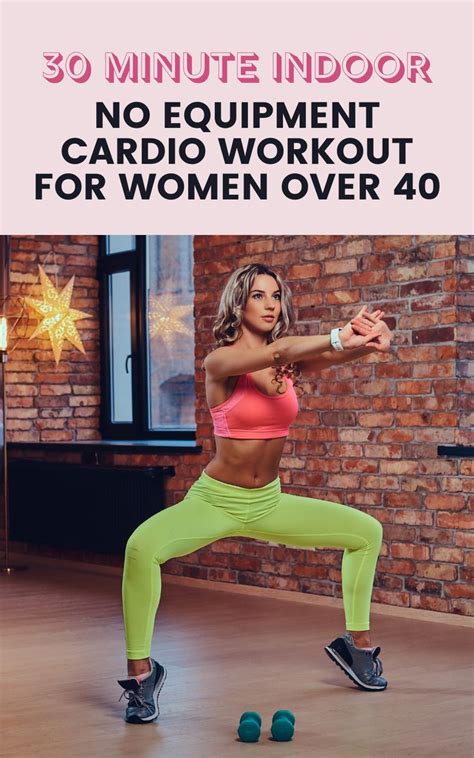 Minute Indoor No Equipment Cardio Workout For Women Over Women Cardio Workout Cardio