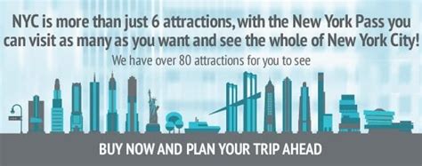 New York City Passes Coupon Code See Over Nyc 80 Attractions