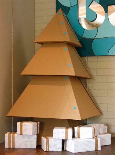 13 Ideas Para Hacer Un árbol De Navidad De Cartón Guía De Manualidades