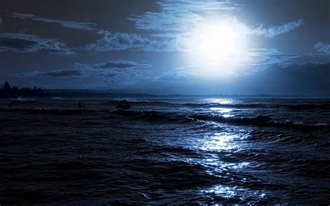 Ocean Waves At Night Wallpapers Top Free Ocean Waves At Night