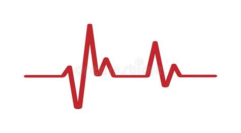 Heartbeat Vector Icon Heartbeat Line Heartbeat Icon For Medical Apps
