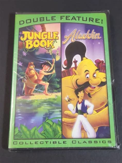 Jungle Bookaladdin Dvd 2011 Double Feature Collectible Classics New