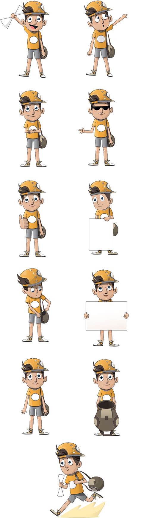 Boy Vector Character Vector Characters