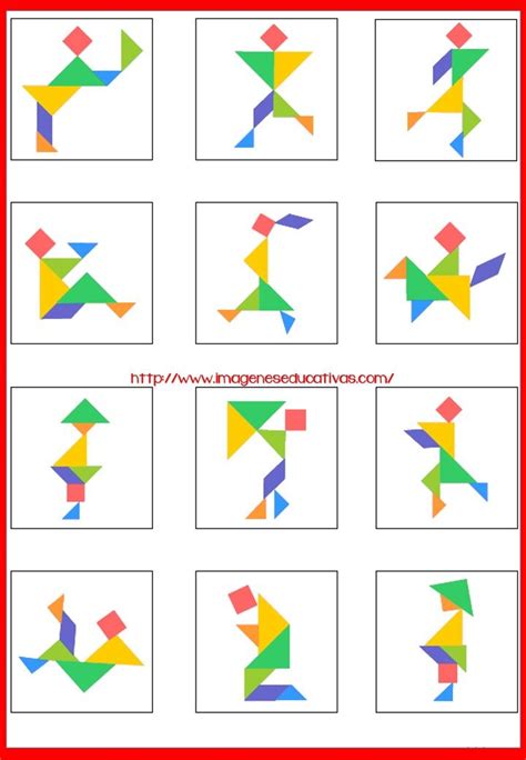 Tangram Figuras Para Imprimir Plantillas Incluidas Imagenes