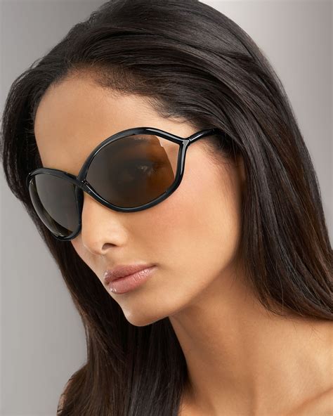 Tom ford women sunglasses marcolin s.p.a 32013 tom ford women sunglasses marcolin s.p.a 32013 longarone. Lyst - Tom Ford Whitney Sunglasses, Black in Black