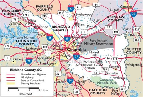 Maps Of Richland County South Carolina Richland County Richland