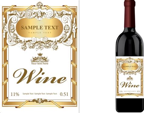 Wine Bottle Label Design Template Best Creative Template