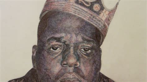 Drawing The Notorious Big With Ballpoint Pen Youtube